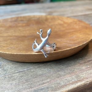 Silver Lizard Ring
